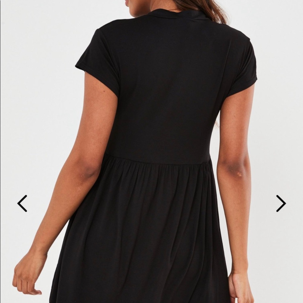 Black smock dress